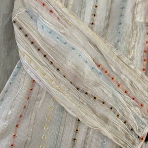 Women long sleeve poet blouse